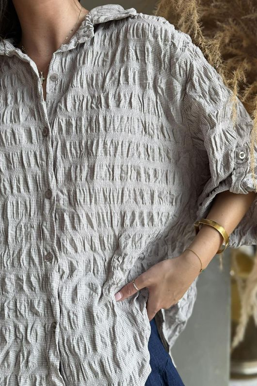 Hey Sucker Blouse Mocha /2=